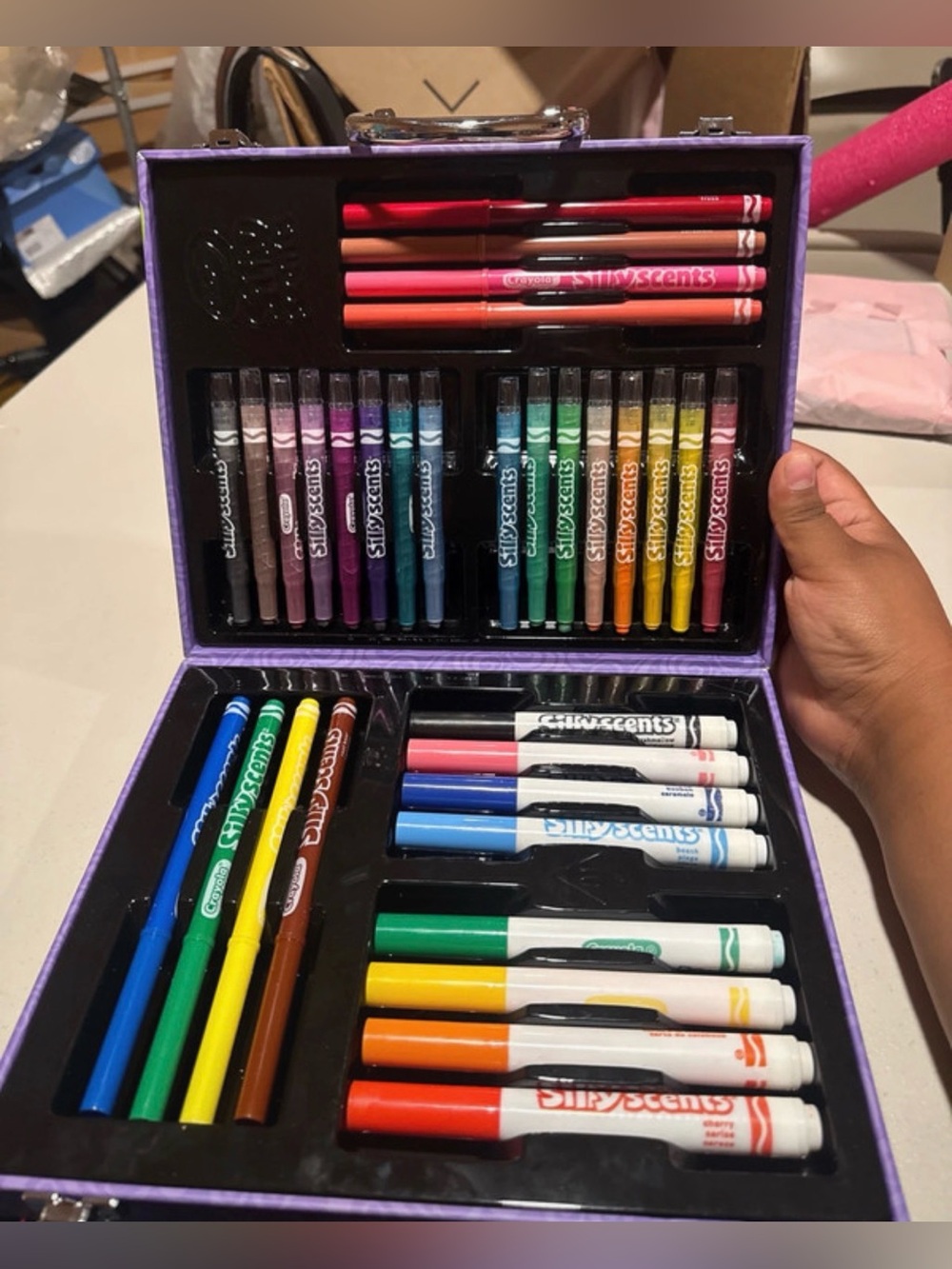Kids Art Marker and Crayon Set - Multicolor